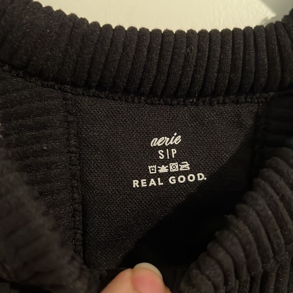 Aerie seamless longline bralette in black size small - Picture 3 of 5